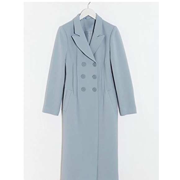 NWT Blue Trenchcoat - Picture 6 of 12